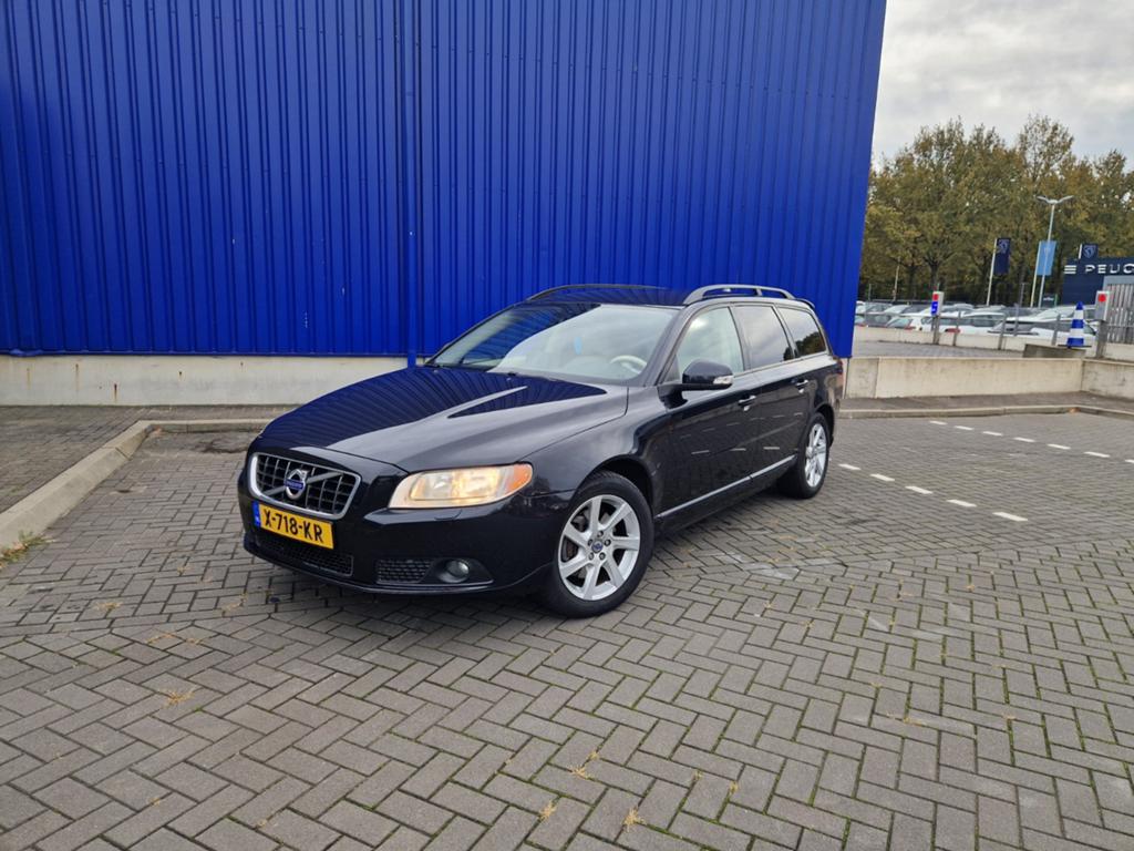 Volvo V70 T6 286PK 2007 Zwart, Auto's, Volvo, 2000 kg, Zwart, Stationwagon, Vierwielaandrijving