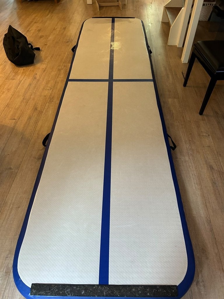 Airtrack 400 x 100 x 10 cm, Ophalen, Gebruikt, Wit, Overige typen