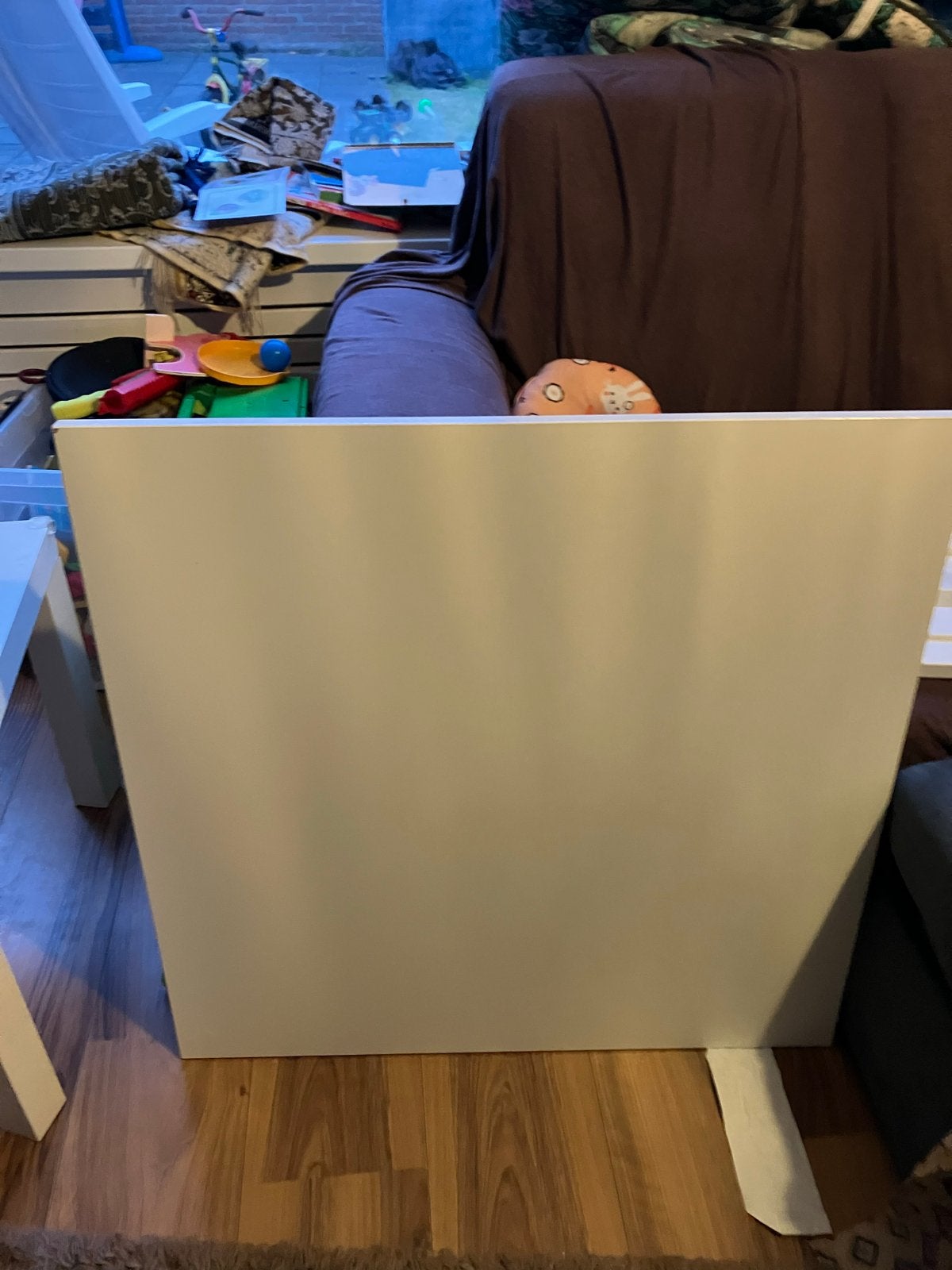 IKEA VIHALLS Tafel wit, Ophalen, Gebruikt, Vierkant, Tot twee personen