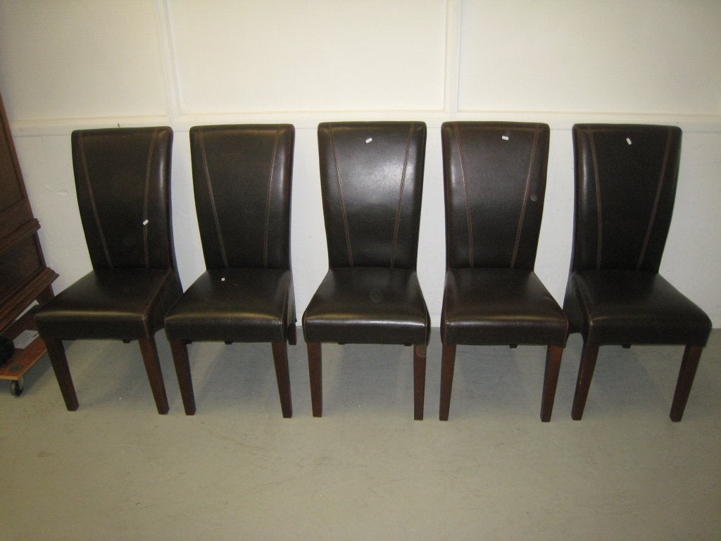 Set van 5 landelijke eetkamerstoelen, Huis en Inrichting, Stoelen, Niet ingevuld, Gebruikt, Niet ingevuld, Niet ingevuld