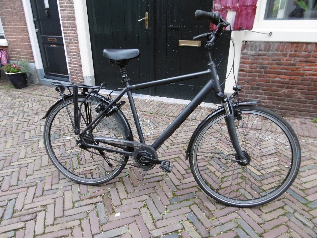 Herenfiets Kalkhoff, Velgrem, Versnellingen, 56 cm of meer, Zo goed als nieuw