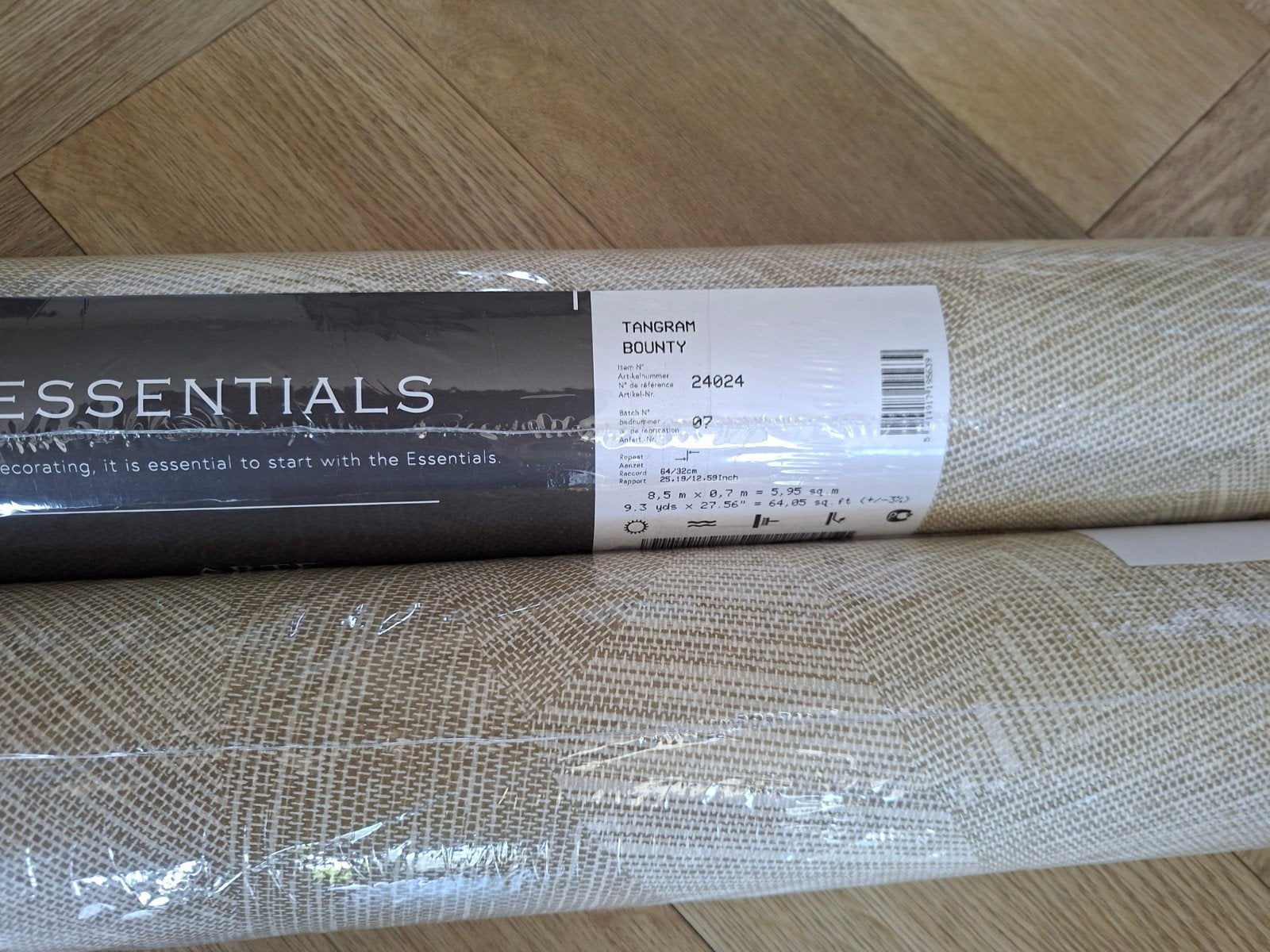 Arte bounty  Behang NIEUW 2 rol van 70 cm breed 24024, Ophalen, 10 tot 25 m², Beige, Arte Behang