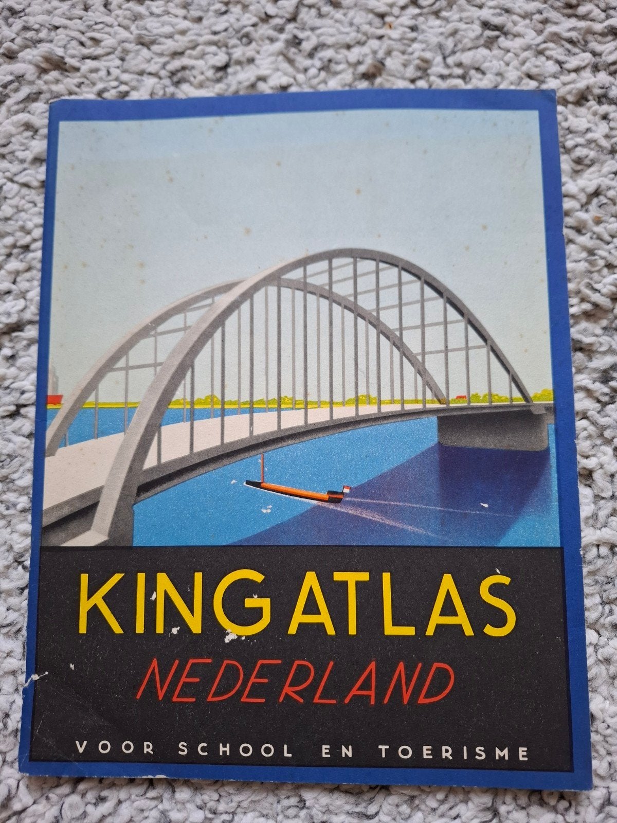 King Atlas Nederland - Voor School en Toerisme (1936), Gelezen, Overige atlassen, Ophalen of Verzenden, 1800 tot 2000