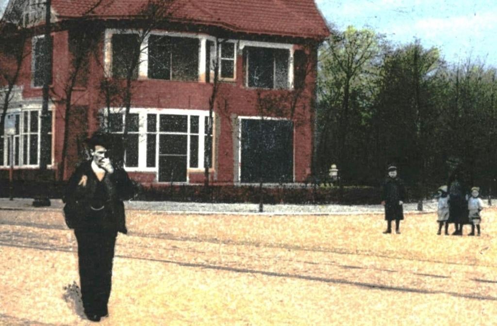 700744 Vlissingen 1925 Zeeland Koudekerkscheweg met Villa's, Ophalen of Verzenden, 1920 tot 1940, Gelopen, Zeeland