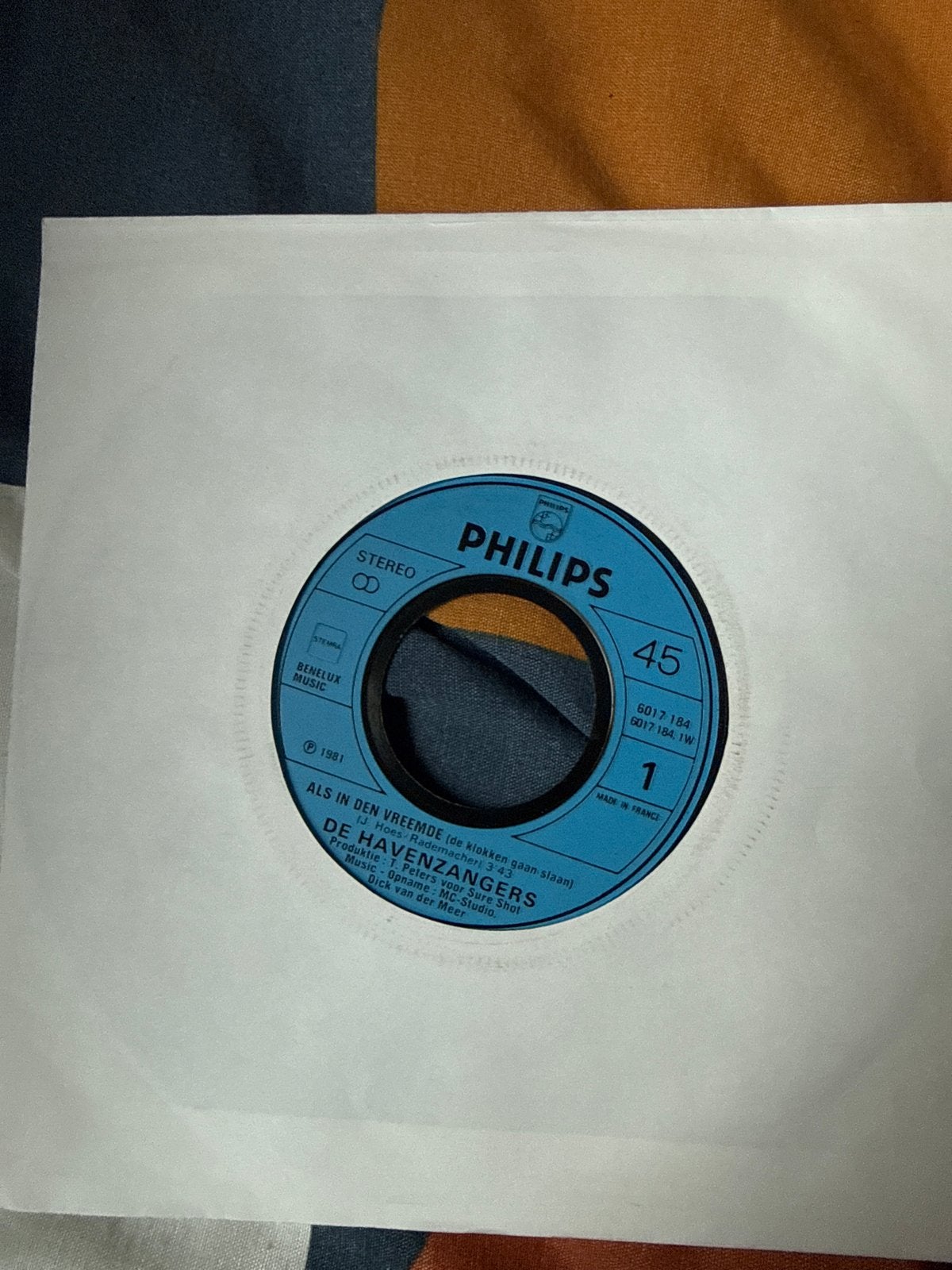 De Havenzangers - Als in den Vreemde (1981) 7 inch single, Ophalen of Verzenden, Gebruikt, 7 inch, Overige typen