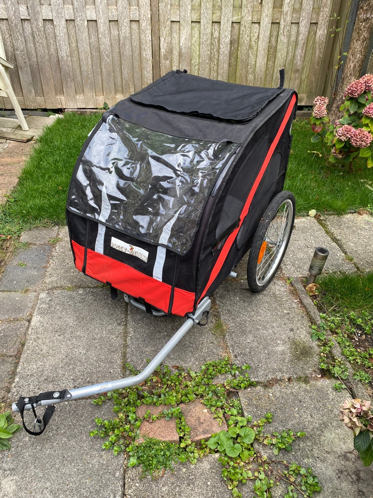 Doggy Deluxe hondenfietskar – groot model – tot 80 kg, Ophalen, Gebruikt, Opvouwbaar, 60 tot 80 kg