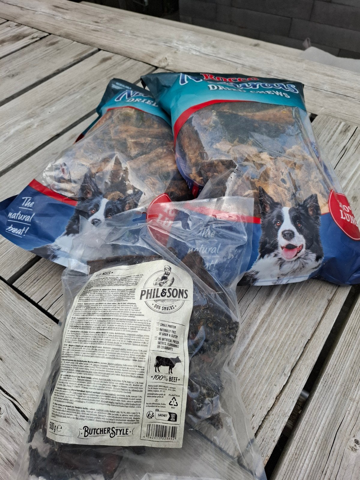 Rocco runderlong 2x500 gram, Dieren en Toebehoren, Dierenvoeding, Ophalen of Verzenden, Hond