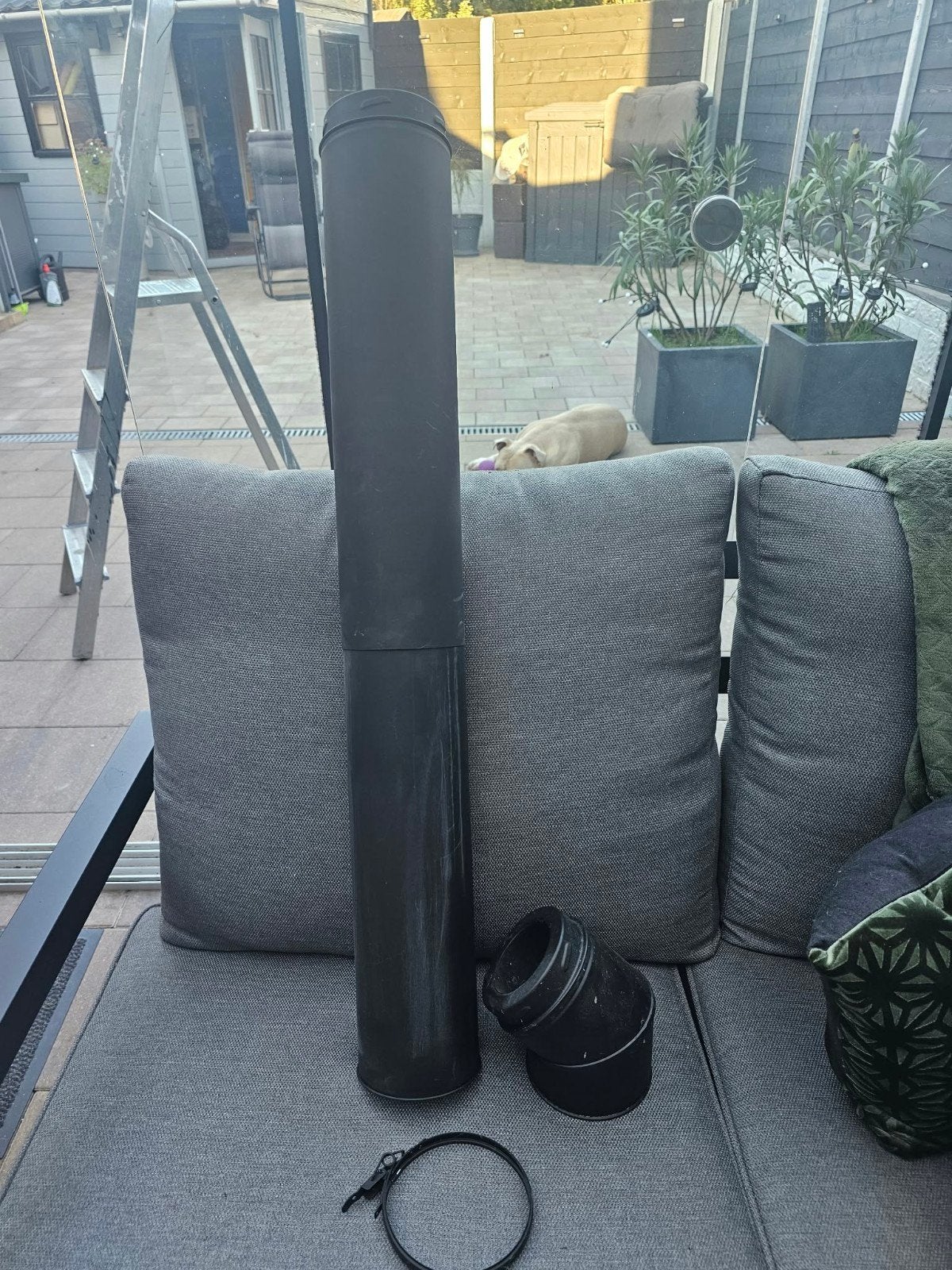 palletkachel rookkanaal, Ophalen, Nieuw, Hout, Houtkachel
