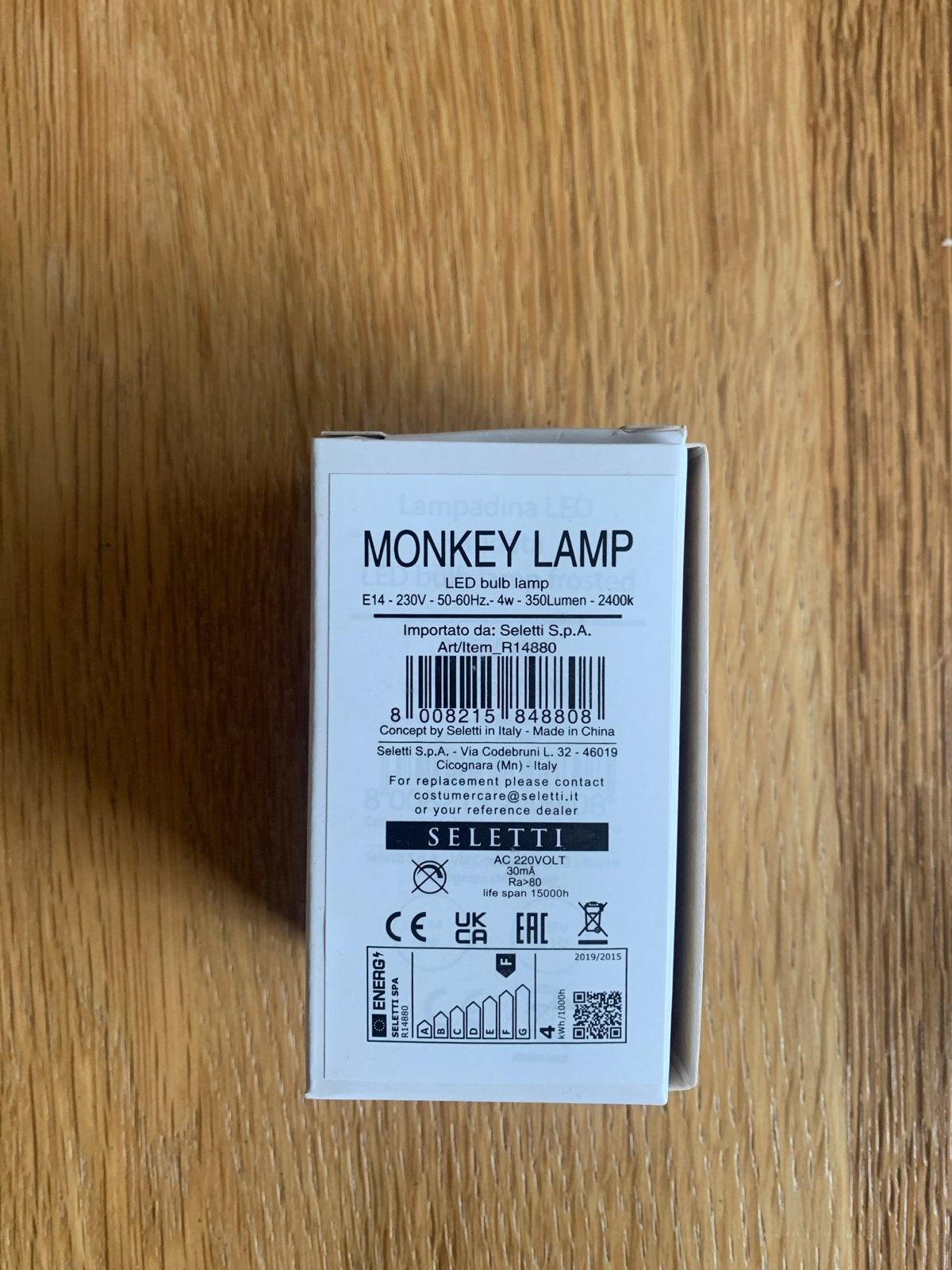 LED lamp voor Seletti Monkey lamp, Ophalen, Nieuw, E14 (klein), Overige merken