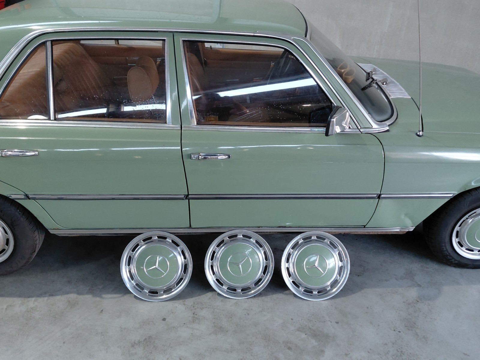 Mercedes-Benz S-Klasse 2.7 280 S 1975 Groen, Auto's, Mercedes-Benz, Automaat, Achterwielaandrijving, 160 pk, Particulier