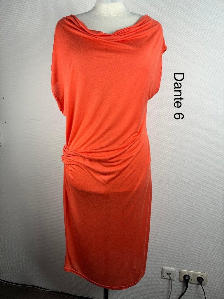 Dante 6 Jurk  (mt: 42) OR/9525, Dante 6, Maat 42/44 (L), Oranje, Ophalen of Verzenden