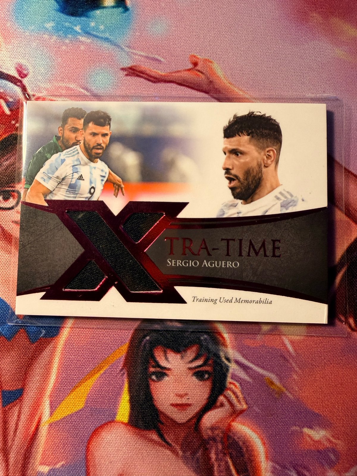 Sergio Agüero Extra-Time Training Used Memorabilia kaart, Ophalen of Verzenden, Zo goed als nieuw, Buitenlandse clubs, Spelerskaart
