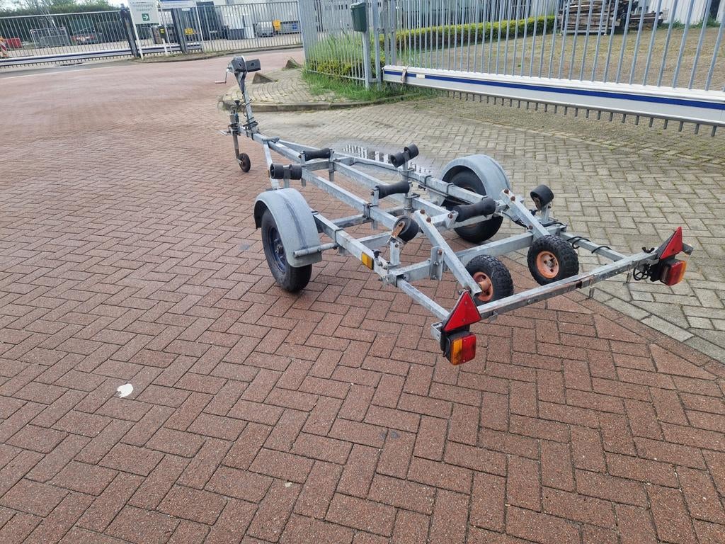 Pega kanteltrailer met een 500KG as !!!!, Watersport en Boten, Ophalen, Minder dan 1500 kg, Gebruikt, Overige typen