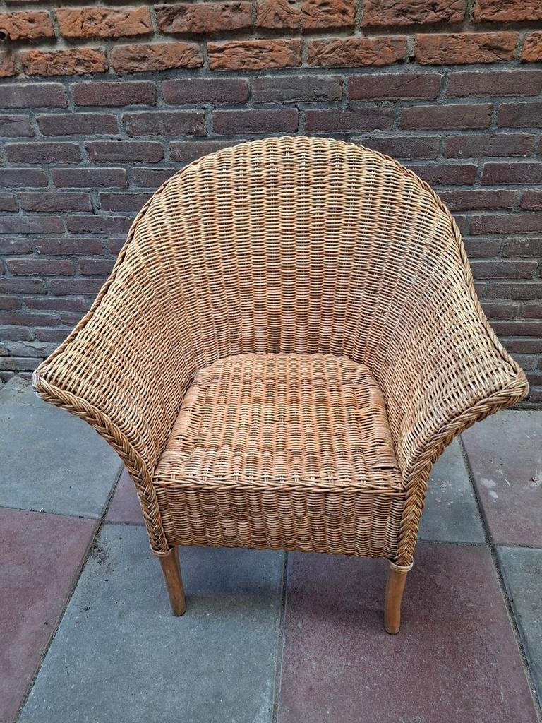 Rotan stoel, Huis en Inrichting, Stoelen, Ophalen, Gebruikt, Overige kleuren, Riet of Rotan