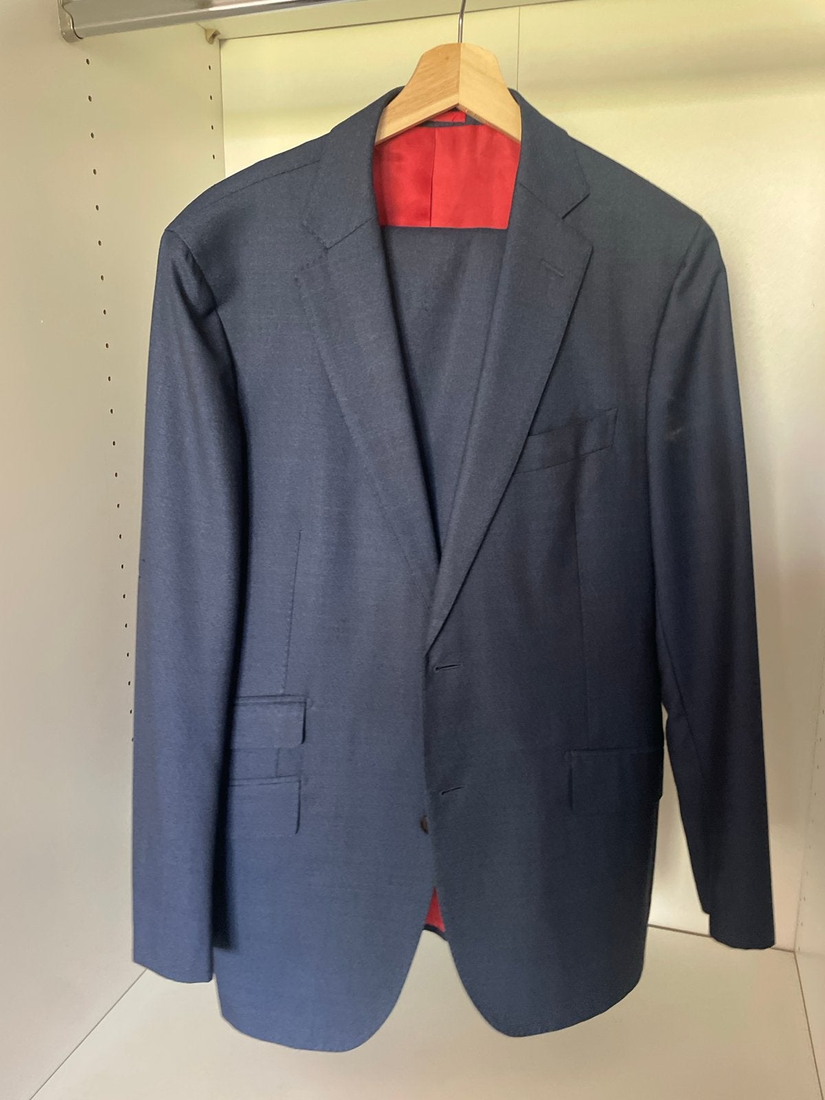 Suitsupply Blauw Kostuum Maat 50, Ophalen, Zo goed als nieuw, Maat 48/50 (M), Blauw