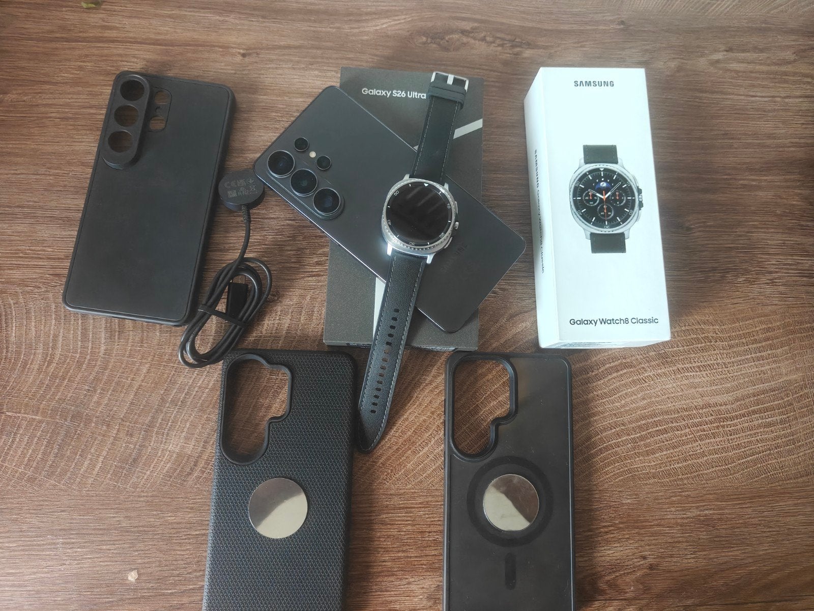 Samsung S26ULTRA 16gbram 1TB watch 8classic als nieuw, Galaxy S24, Zwart, Ophalen of Verzenden, Zo goed als nieuw