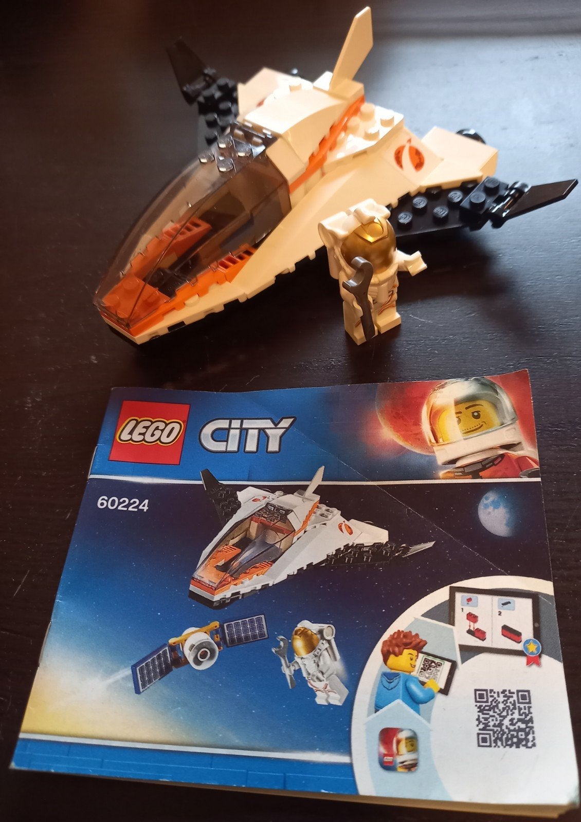 Lego City 60224 Ruimte Shuttle - Compleet en Gedemonteerd, Lego, Ophalen of Verzenden, Inclusief instructies, Complete set