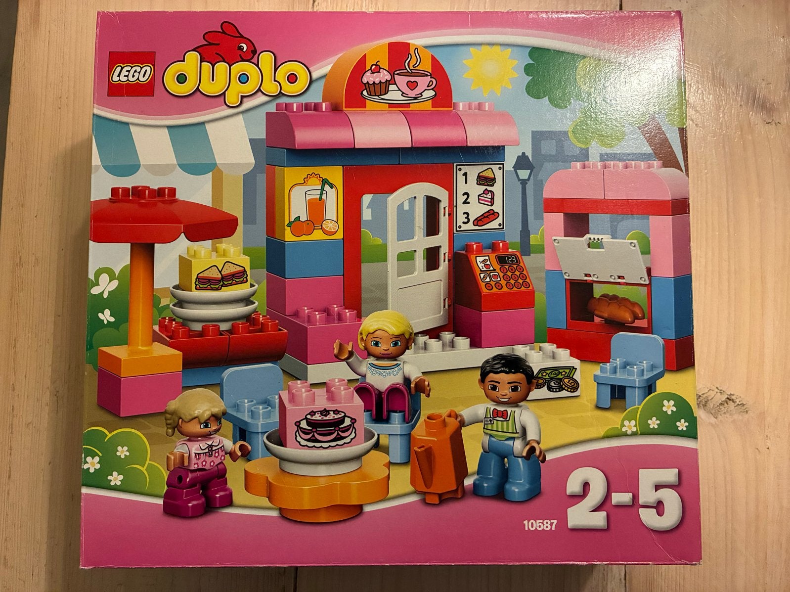 Lego Duplo 10587 Café - Compleet met doos, Ophalen of Verzenden, Gebruikt