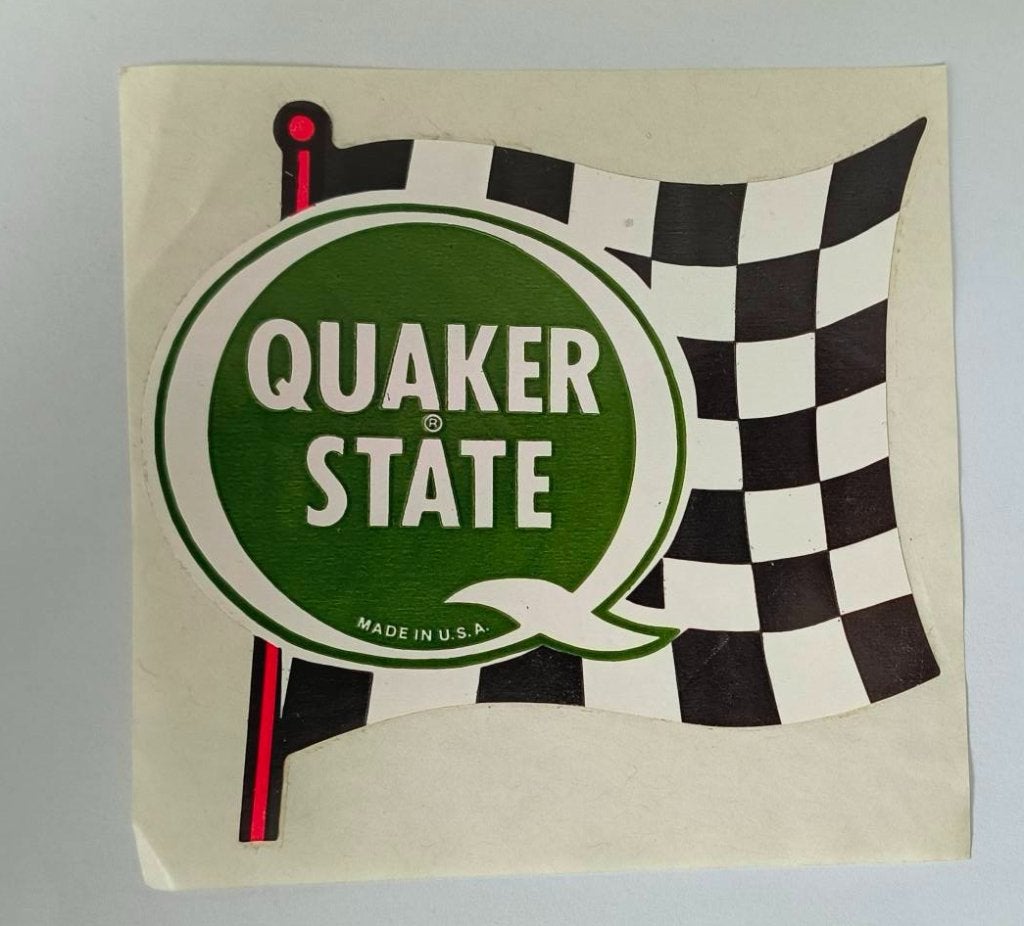 Sticker Quaker state (motor olie), Ophalen of Verzenden, Zo goed als nieuw, Merk