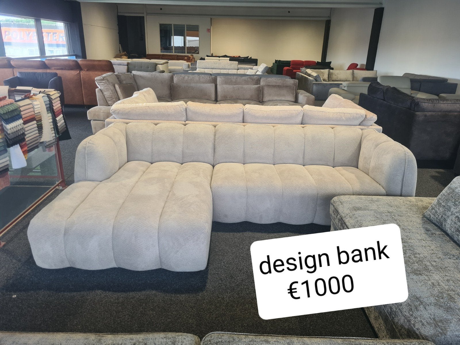 LEEGVERKOOP!OP=OP!NIEUWE HOEKBANK- UBANK- SLAAPBANK- 3+2ZITS, Huis en Inrichting, Ophalen of Verzenden, Nieuw, 150 cm of meer