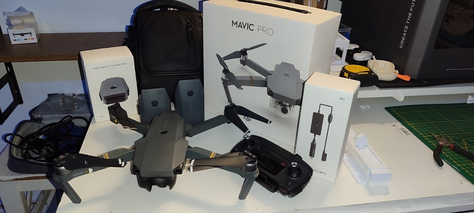 DJI Mavic Pro Drone - Compleet met accessoires (ZGAN), 250 tot 900 gram, Cameradrone, 5 tot 10 kilometer, Nieuw