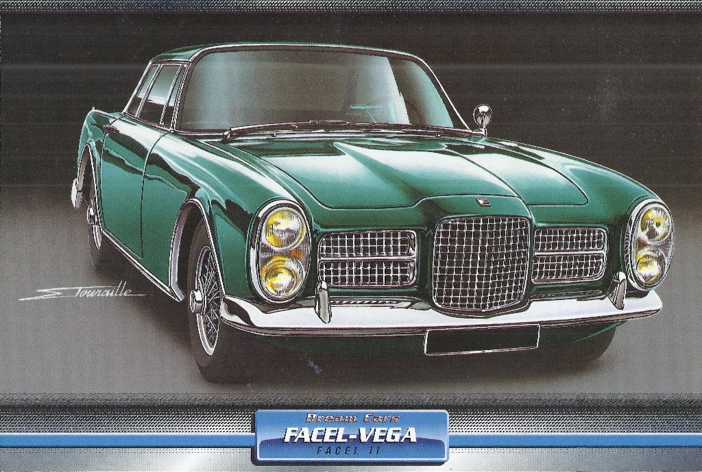 Ma574 foto dream cars facel - vega facel ll, Ophalen of Verzenden, 1980 tot heden, Zo goed als nieuw, Overige onderwerpen