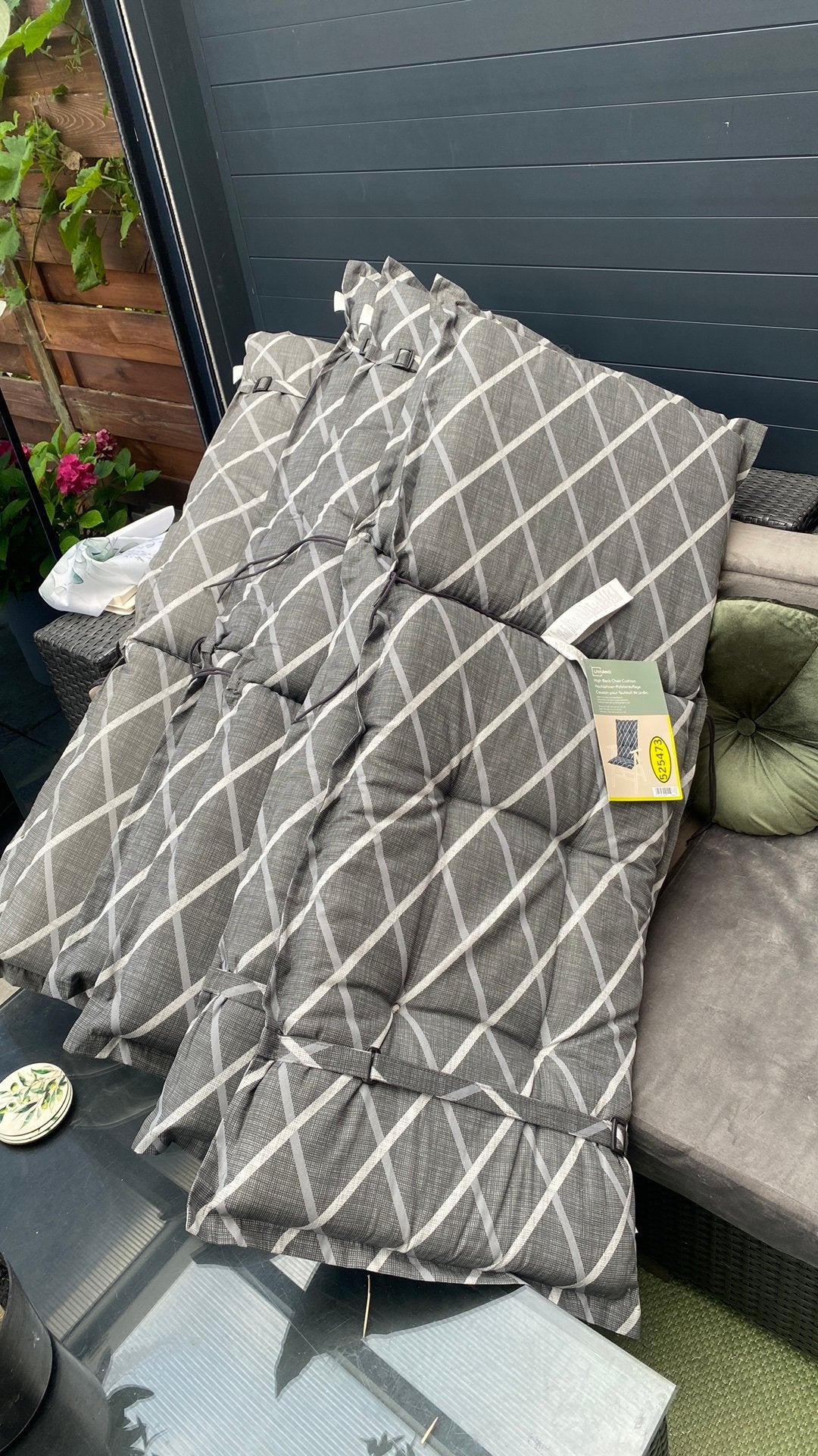 Tuinkussens, Tuin en Terras, Tuinmeubel-accessoires, Ophalen of Verzenden, Zo goed als nieuw