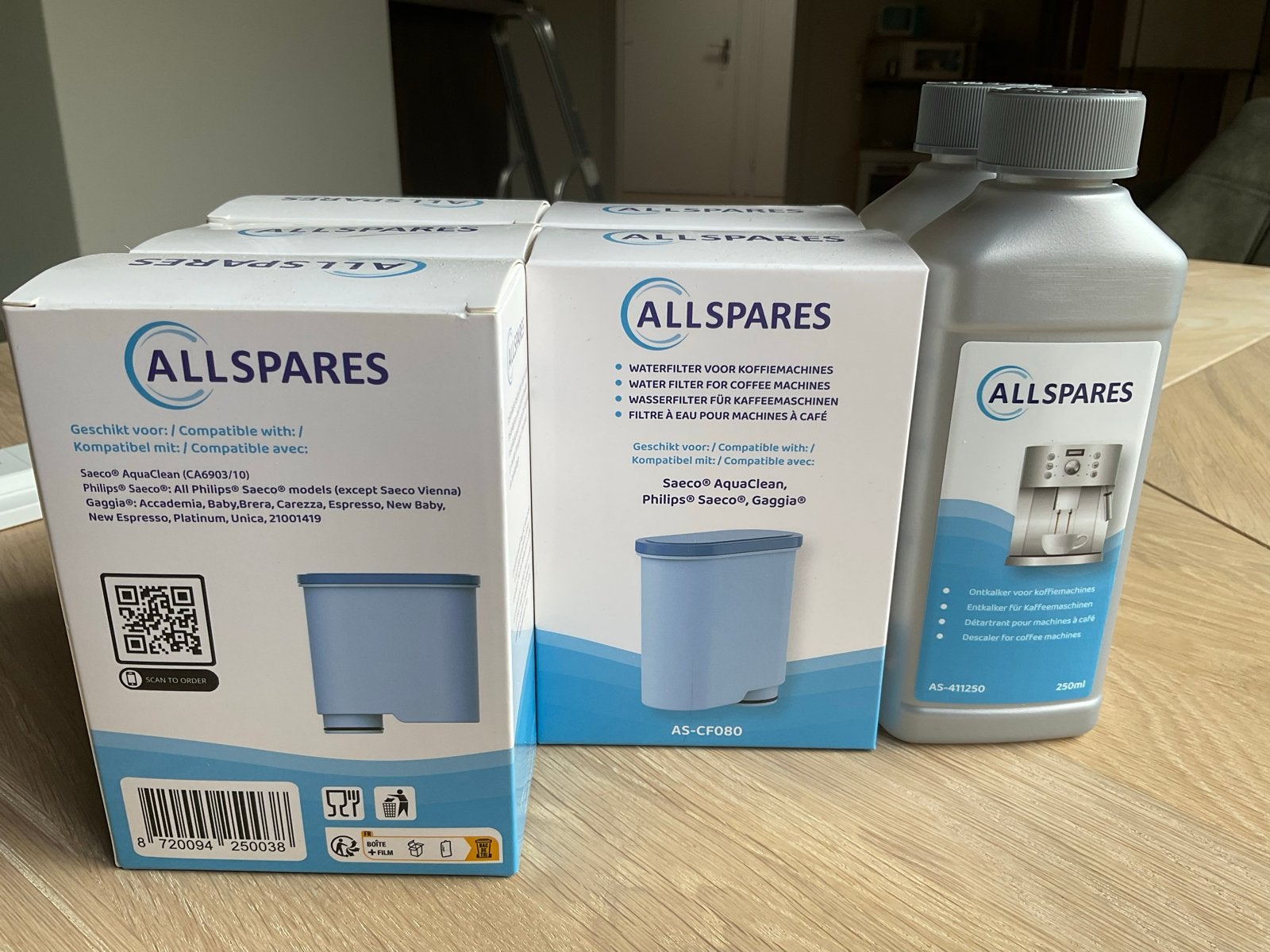 Allspares Waterfilters en Ontkalker voor Koffiemachines, Overige typen, Kunststof, Nieuw, Ophalen of Verzenden