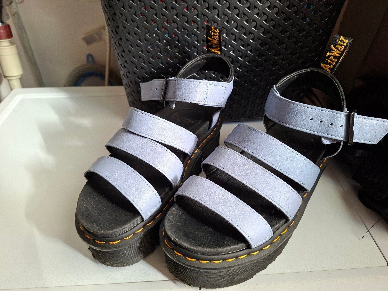 dr martens sandalen maat 39 nieuw, Kleding | Dames, Ophalen of Verzenden, Zo goed als nieuw, Zwart, Sandalen of Muiltjes