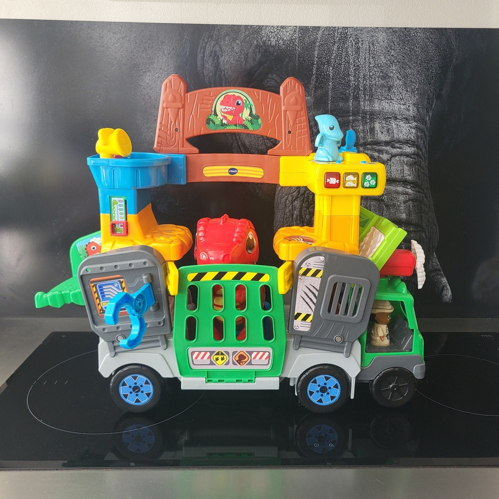 VTech Toet Toet Dieren Dino Ontdekkingsset met Geluid, Ophalen of Verzenden, Zo goed als nieuw, Ontdekken, Met geluid