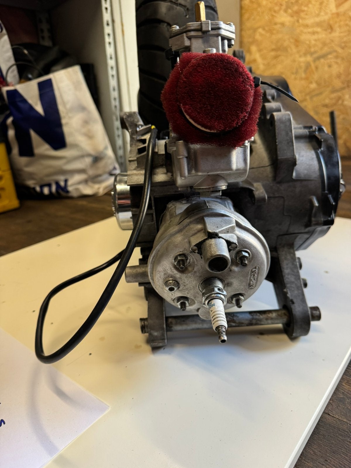 70cc morini blok (LEES BESCHRIJVING), Ophalen of Verzenden, Zo goed als nieuw, Onderdelen Kart
