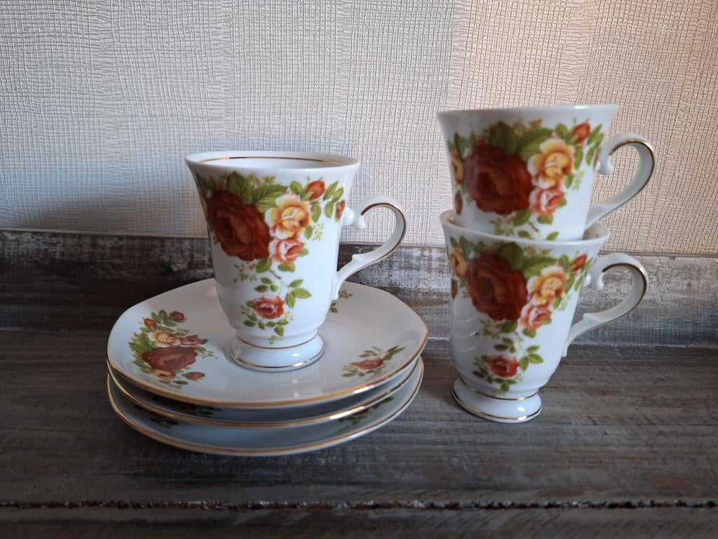 Nostalgische kop en schotels, Ophalen