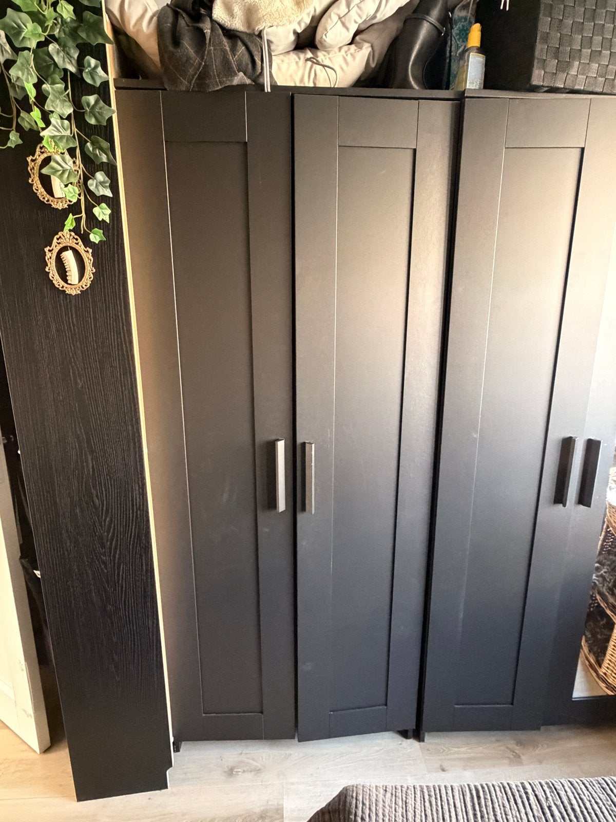 IKEA Brimnes kledingkast met hangruimte en planken, Ophalen, Gebruikt, 50 tot 100 cm, 150 tot 200 cm