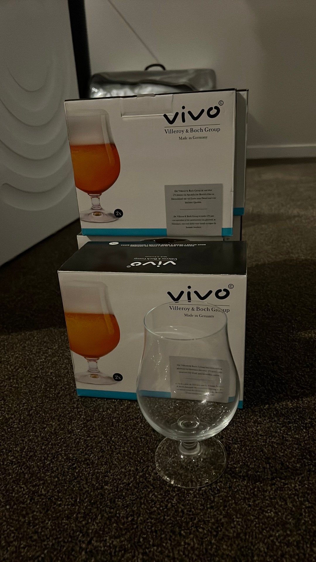 VIVO bierglazen, Glas of Glazen, Ophalen of Verzenden, Overige stijlen, Glas