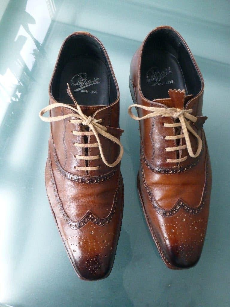 Greve veterschoenen. Maat 7,5 J (41,5 J), Bruin, Ophalen of Verzenden, Veterschoenen, Gedragen