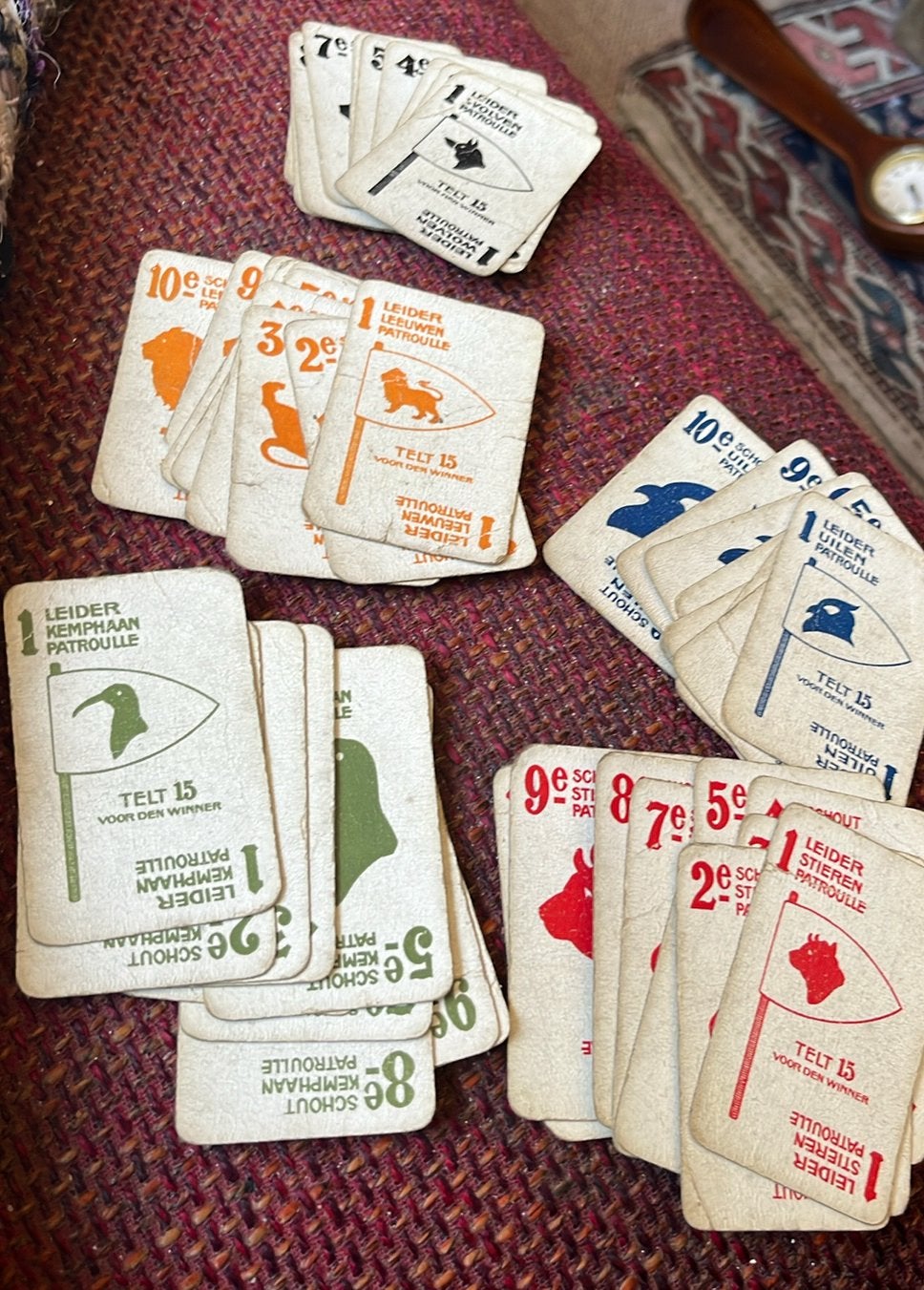 Oude Scouting Kwartetspel, Verzamelen, Speelkaarten, Jokers en Kwartetten, Ophalen of Verzenden, Gebruikt, Kwartet(ten)