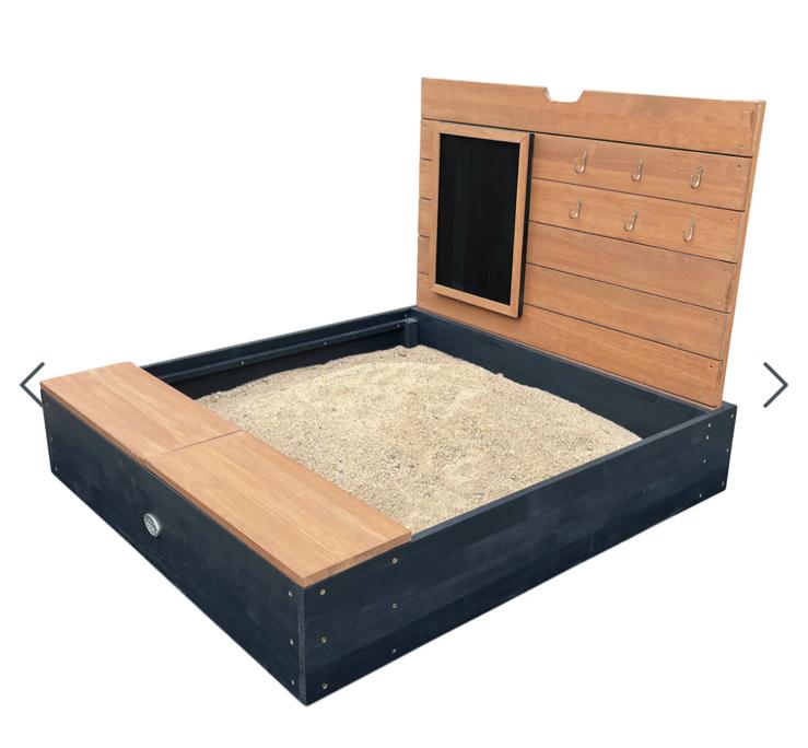AXI Mandy zandbak 100 x 90 cm met opbergruimte en deksel, Kinderen en Baby's, Speelgoed | Buiten | Zandbakken, Ophalen, Nieuw
