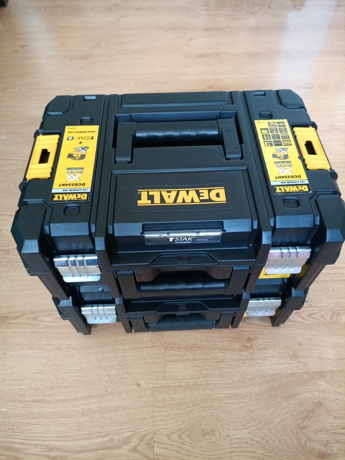 DeWalt TSTAK II en TSTAK I Gereedschapskisten Set, Ophalen of Verzenden, Gebruikt