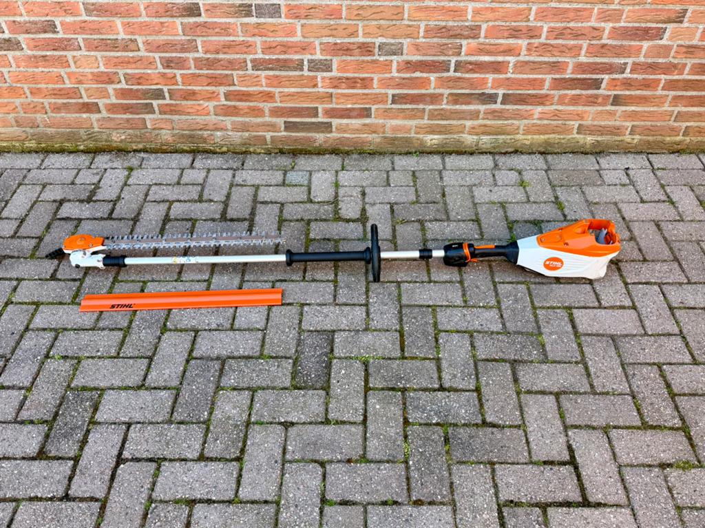 Stihl HLA 135 body stok heggenschaar op accu ap, Ophalen, Gebruikt, Accu