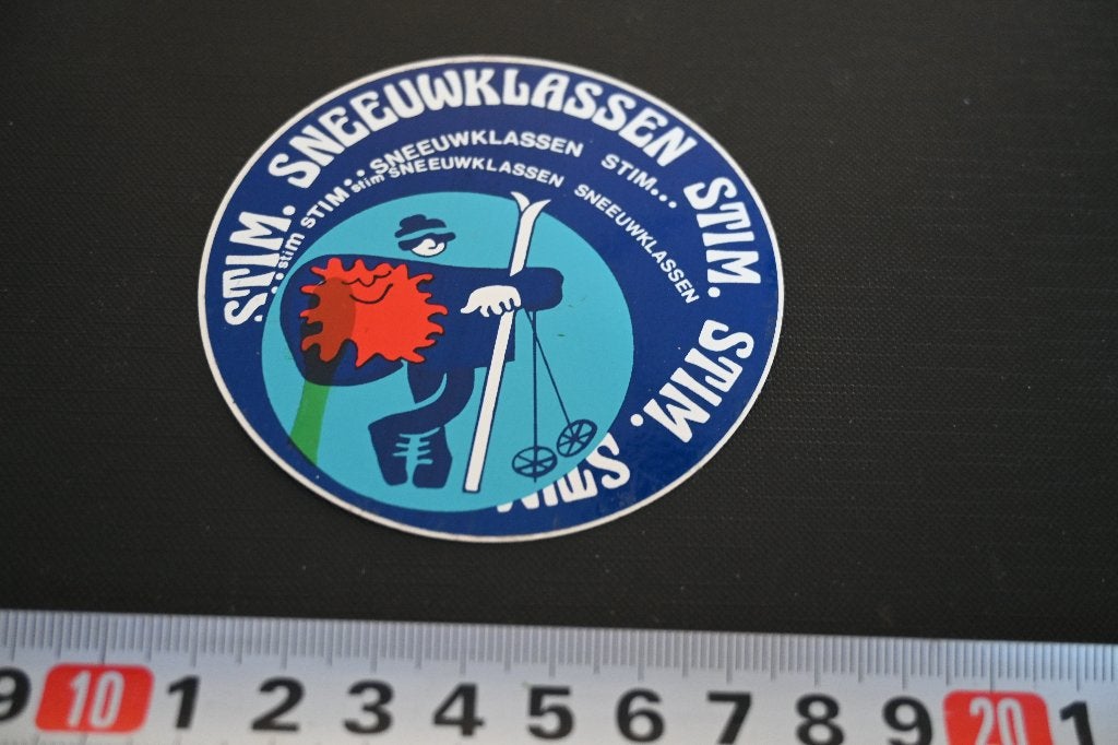 sticker STIM. Sneeuwklassen *, Ophalen of Verzenden, Zo goed als nieuw
