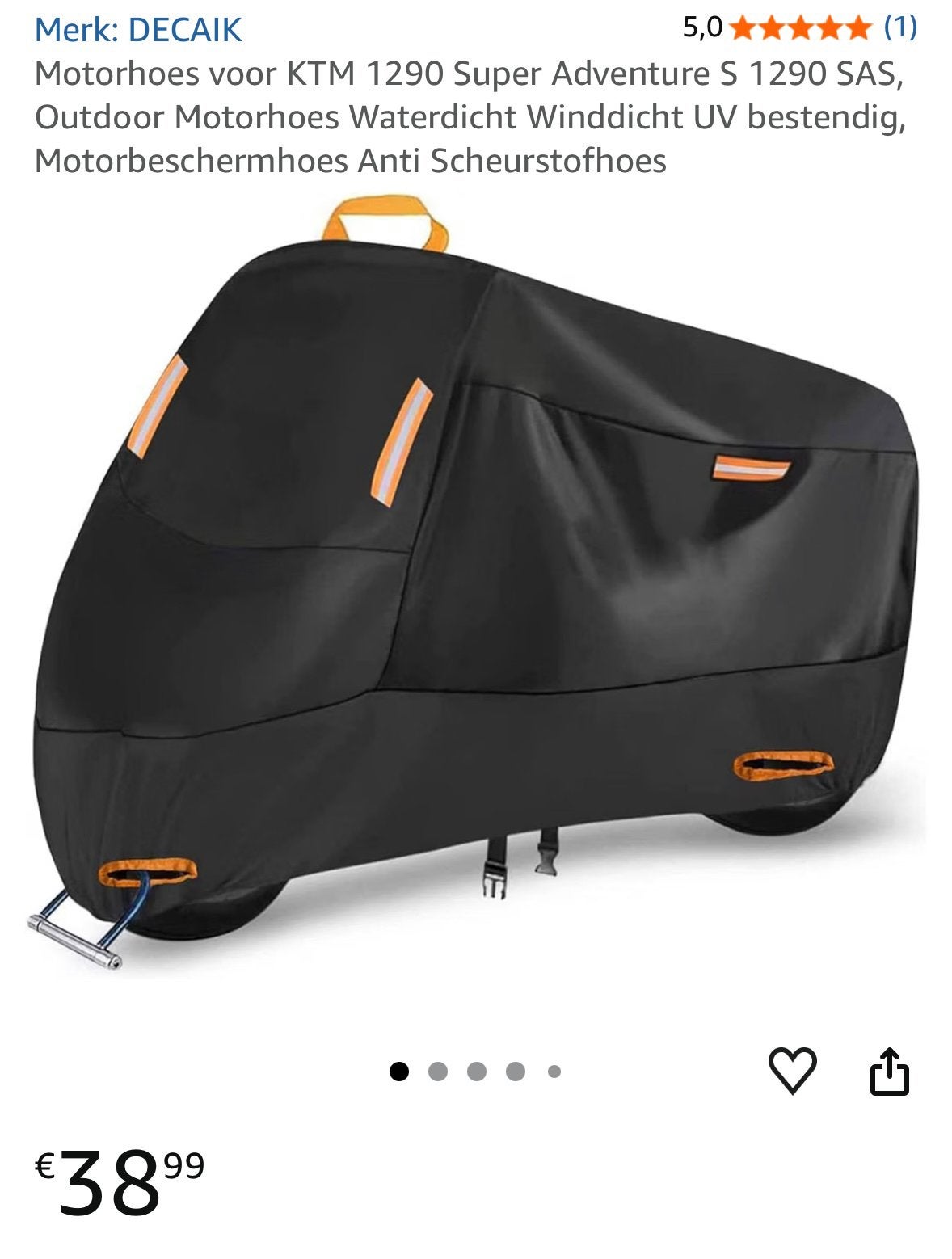 Motorhoes voor KTM 1290 adventure, Motoren, Ophalen of Verzenden, Nieuw