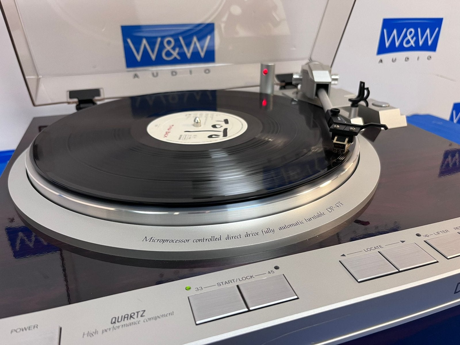 Denon DP-47F Volautomatische Draaitafel (zie tekst), Gebruikt, Automatisch, ., .