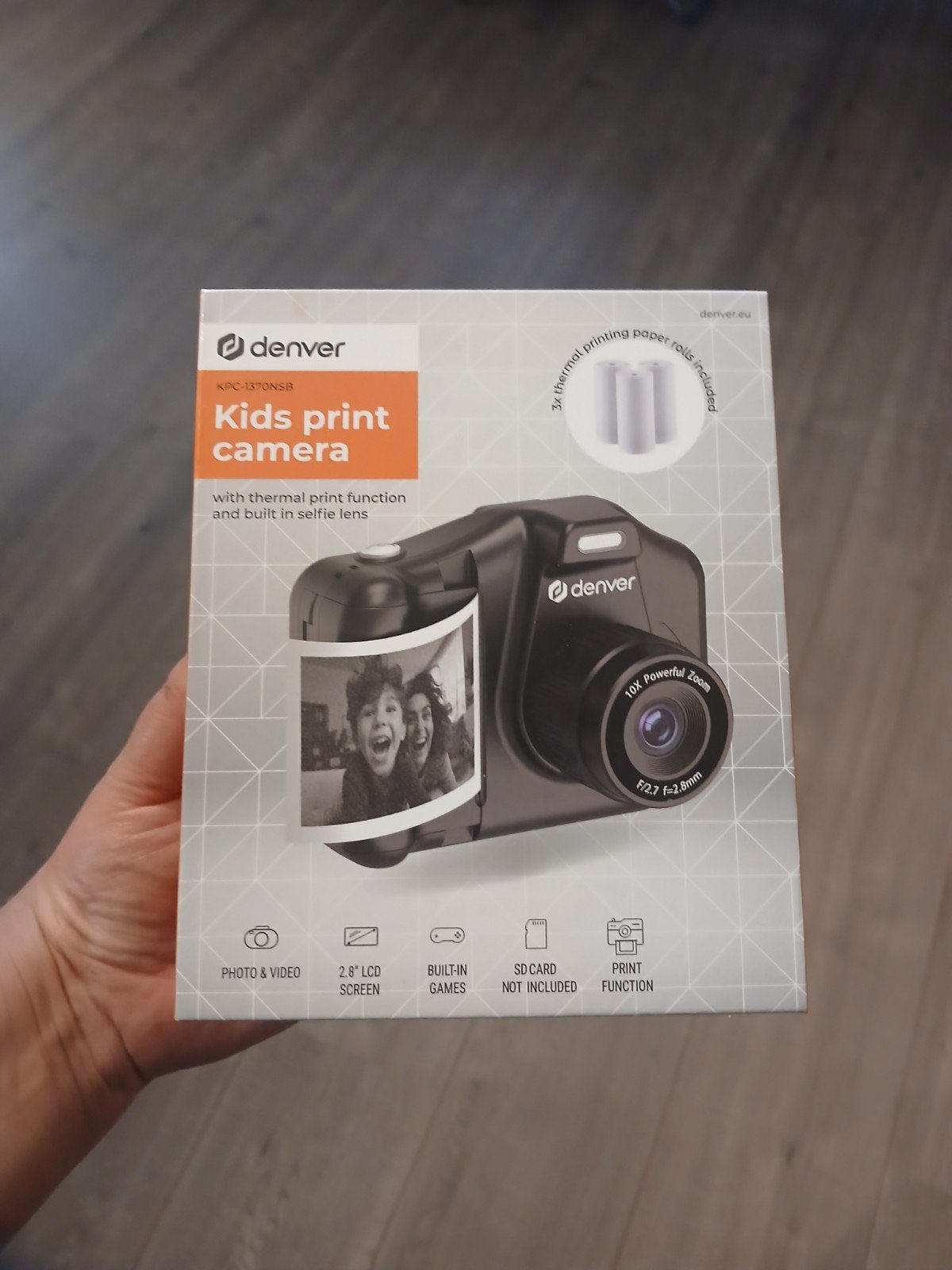 Denver Kids Print Camera KPC-1370NSB - Zo goed als nieuw, Ingebouwde flitser, Ophalen of Verzenden, Zo goed als nieuw, Overige Merken