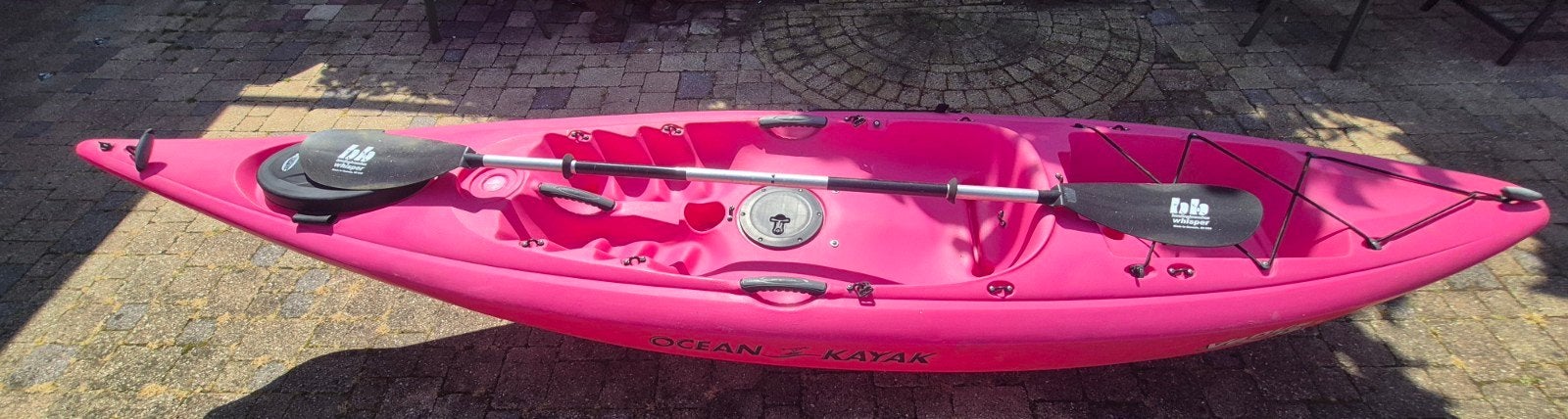 Ocean Kayak Venus 11 roze sit on top kayak, Ophalen, Gebruikt, Eén persoon, Met peddels