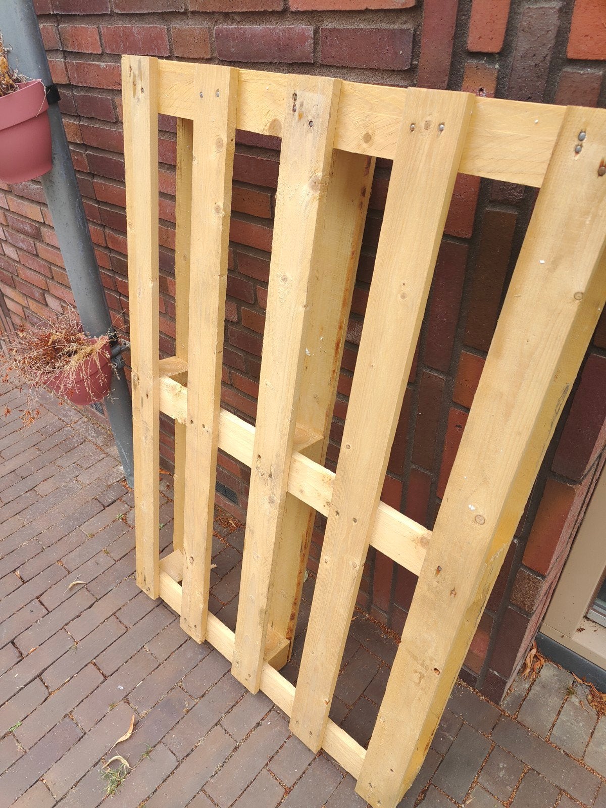 Houten pallet, Ophalen, Gebruikt, 25 tot 50 mm, Pallet