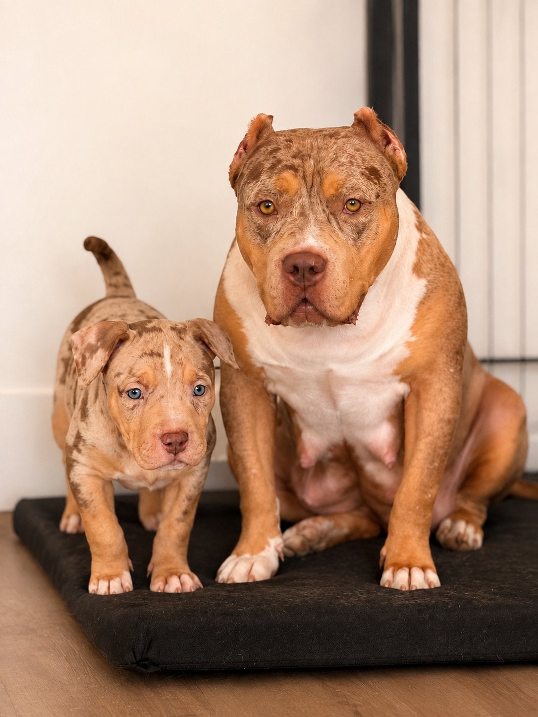 AMERICAN BULLY XL PUPPYS 24 JUNI GEBOREN, Dieren en Toebehoren, 8 tot 15 weken, Bulldog, Meerdere, Meerdere dieren