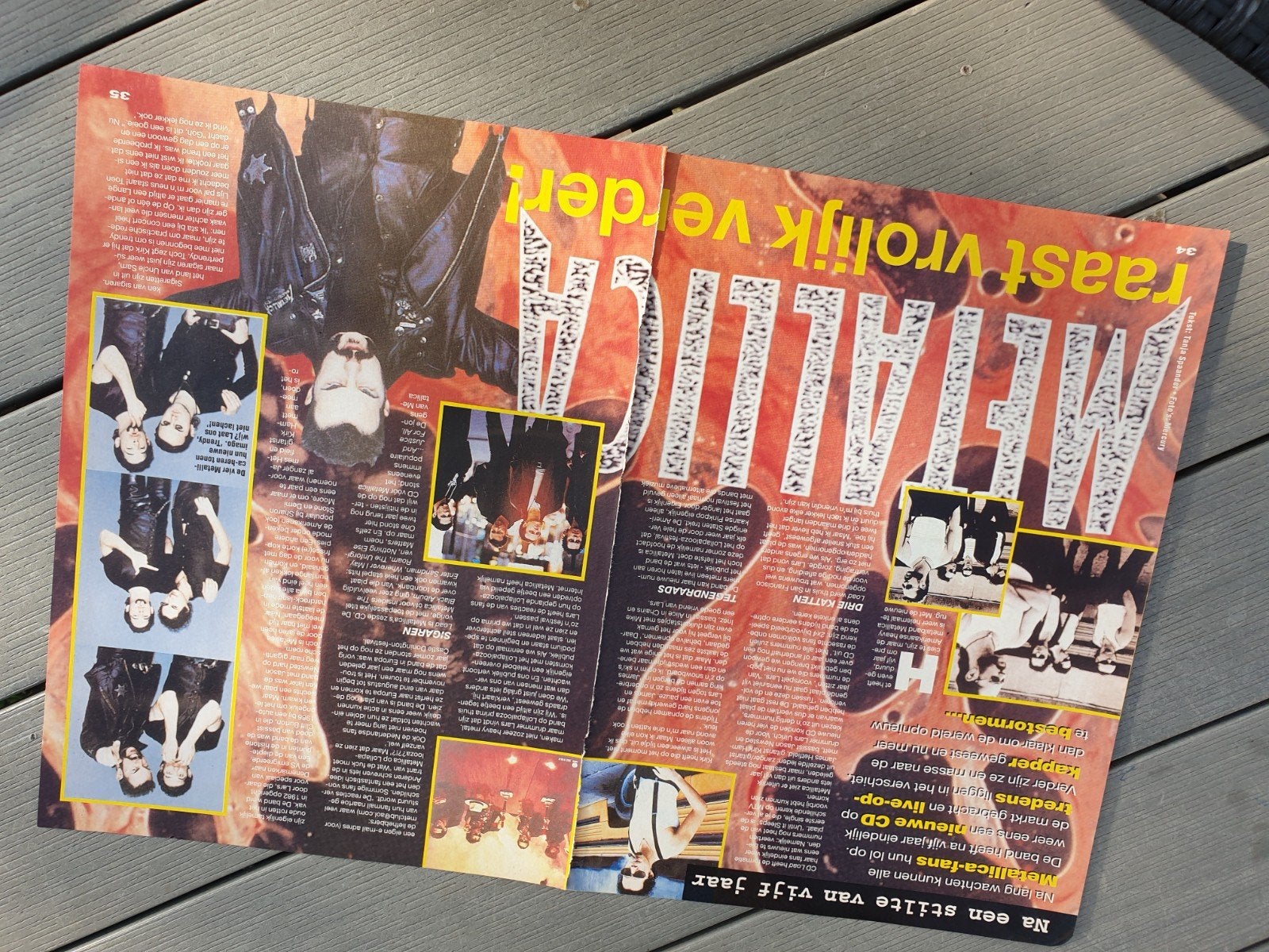 METALLICA interview, Boeken, Ophalen of Verzenden, Zo goed als nieuw, Muziek, Film of Tv