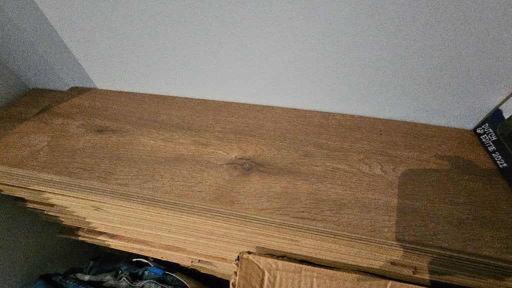Gratis op te halen laminaat hout vloer, Ophalen, Zo goed als nieuw, 25 tot 50 m², Laminaat