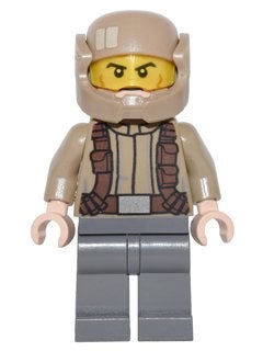 Lego Star Wars Resistance Trooper - Dark Tan Jacket SW0720, Star Wars, Lego, Ophalen of Verzenden, Zo goed als nieuw