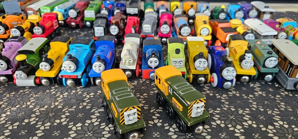 Thomas de trein Hout set iron arry bert, Ophalen of Verzenden, Zo goed als nieuw